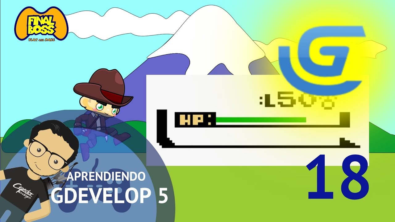 Barra de Vida - GDevelop 5 Tutorial 18