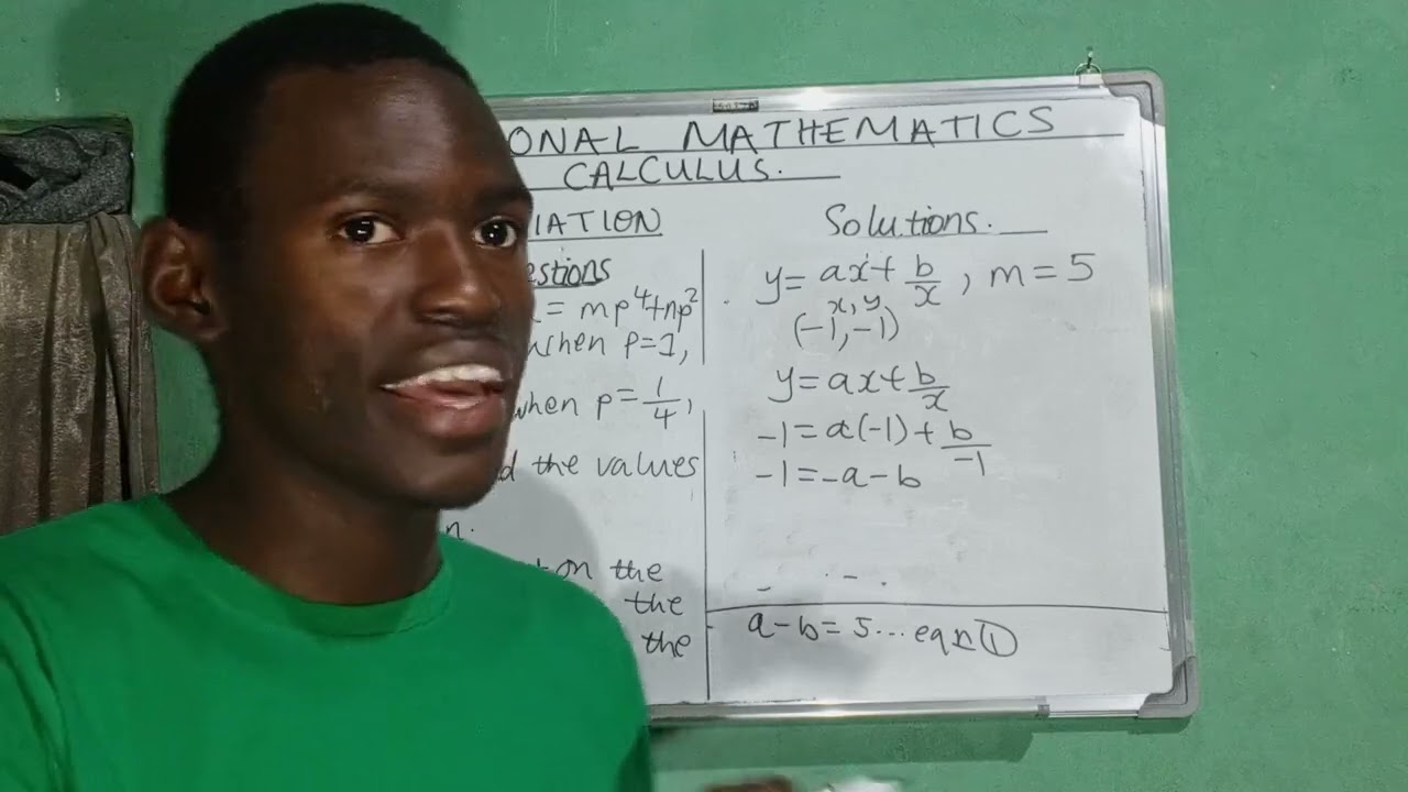 Calculus: Differentiation:Finding The Derivative: Practice Question 2.