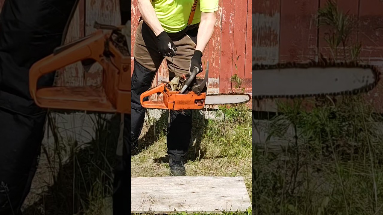 Husqvarna 55 - 1st Prime Fuel Start