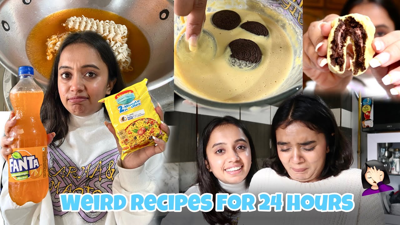 I only ate WEIRD recipes for 24 HOURS