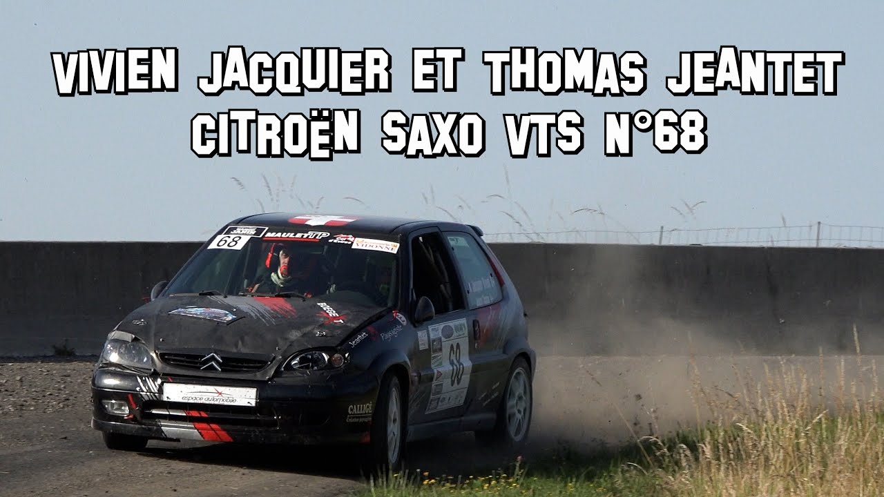 Rallye des Bornes 2022 - Citroën Saxo VTS N°68 - Vivien JACQUIER et Thomas JEANTET