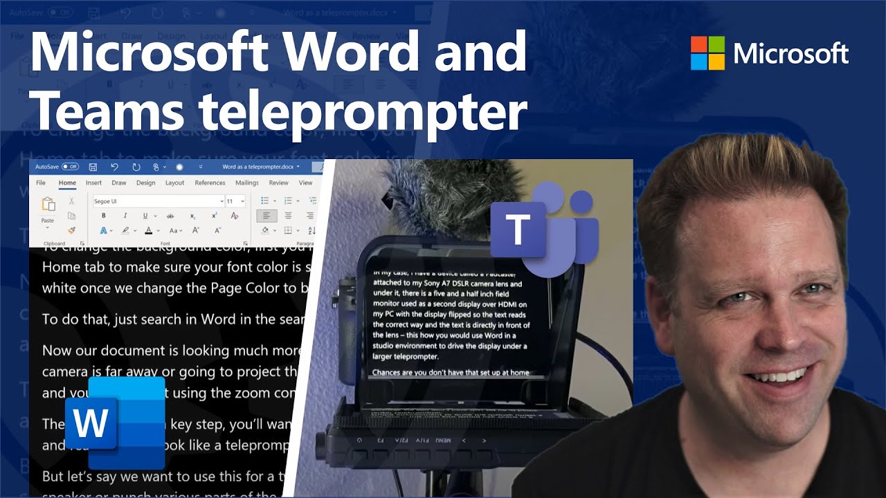 Как использовать Microsoft Word и Teams в качестве телесуфлера для презентаций