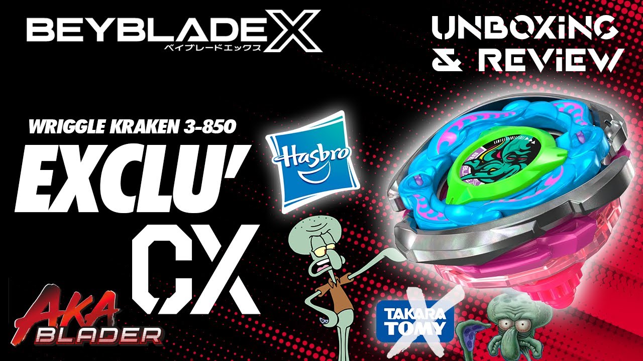 [Beyblade X] L’exclu CX qui déçoit ?! Wriggle Kraken - Unboxing & Review FR