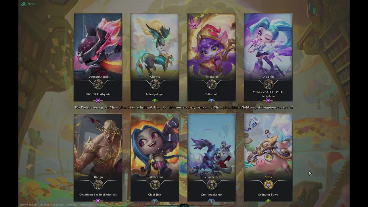 LEAGUE OF LEGENDS - TEAMFIGHT TACTICS
