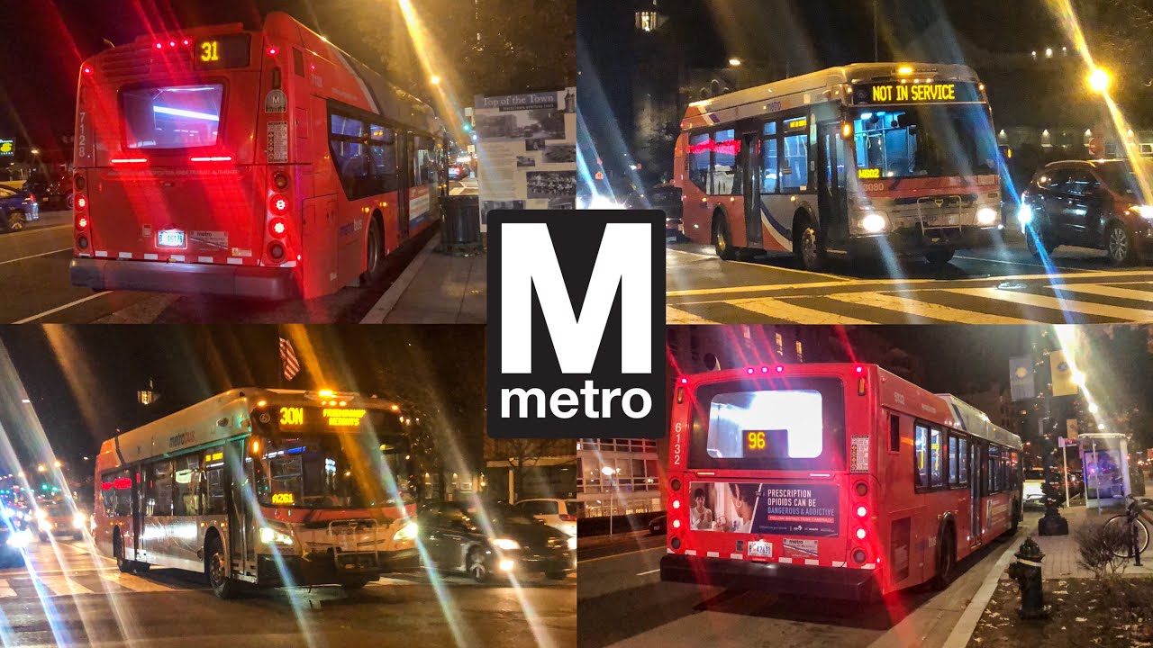 WMATA Metrobus Compilation in Tenleytown