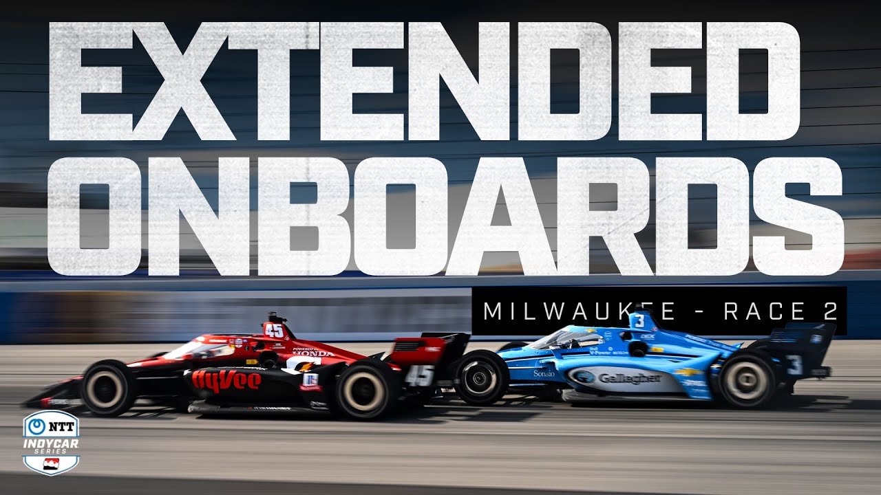 Battle of the SEASON? | Best onboard moments from Race 2 at Milwaukee Mile | INDYCAR