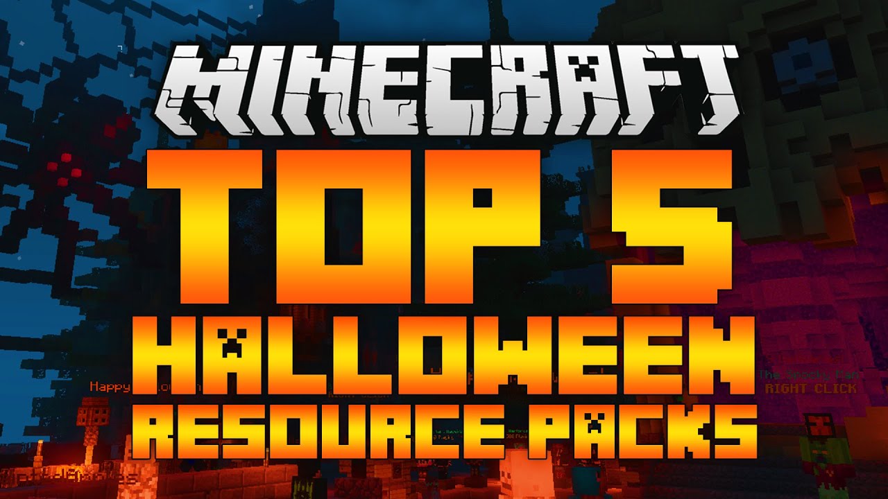 TOP 5 HALLOWEEN MINECRAFT RESOURCE PACKS FOR 1.11.2! (Halloween Texture Packs)