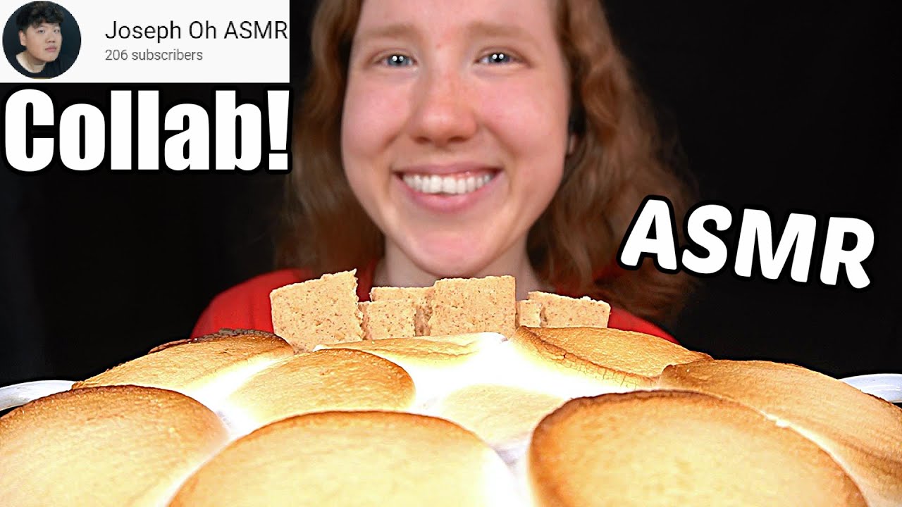 ASMR S'MORES DIP MUKBANG (No Talking) EATING SOUNDS
