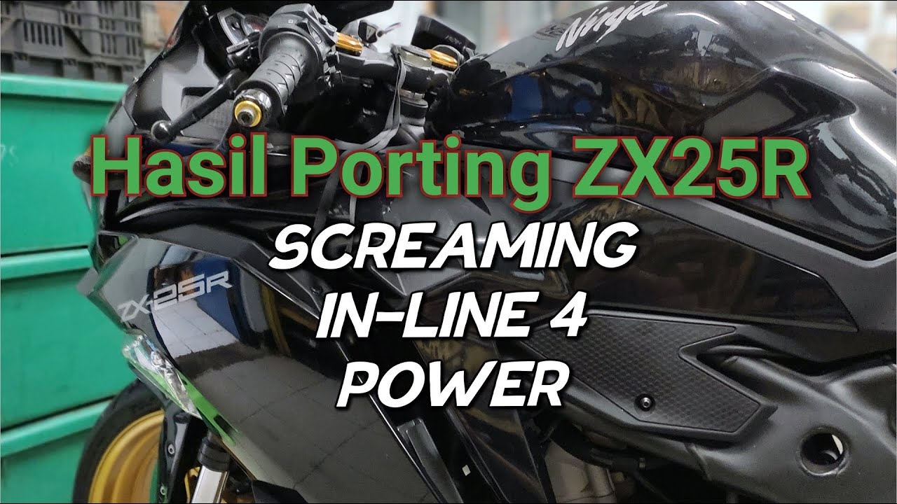 Dynotest ZX25R Setelah Porting Part 4 - Aceventura Racing Depok