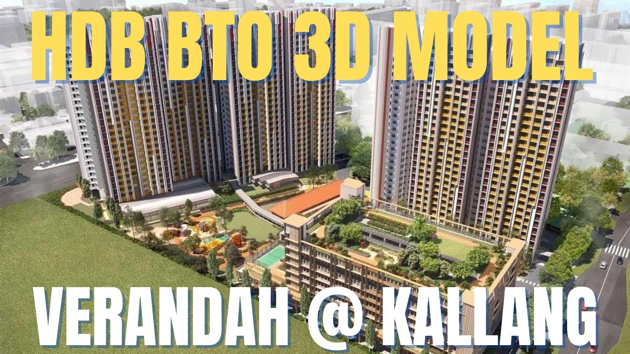 Explore the FUTURE of Singapore HDB BTO with Verandah @ Kallang 3D Model!