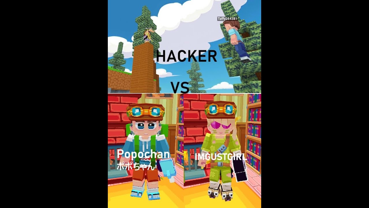 Minefun.io Played Sky Wars with IMGUSTGIRL when a hacker appeared. IMGUSTGIRLとスカイウォーズで遊んでいたらハッカーが来た。