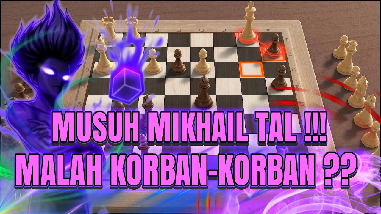 LAWAN MIKHAIL TAL JUGA KORBAN KORBAN 🤣 !!! #mikhailtal VS uwe bounchs 1974