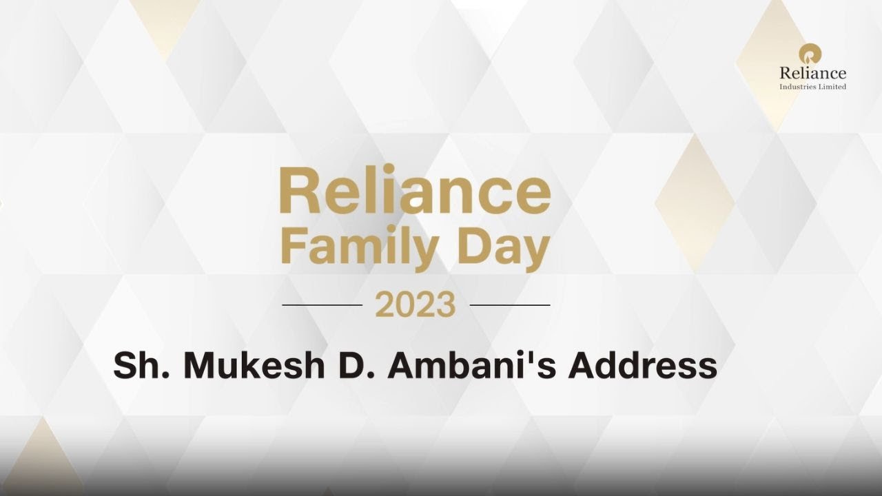 RIL Chairman Mukesh Ambani Talks About Making Reliance an AI-Immersive Tech Company Globally
