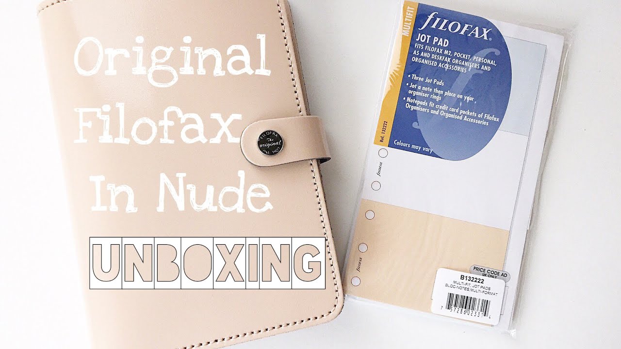 Original Personal Filofax In Nude (Planner)