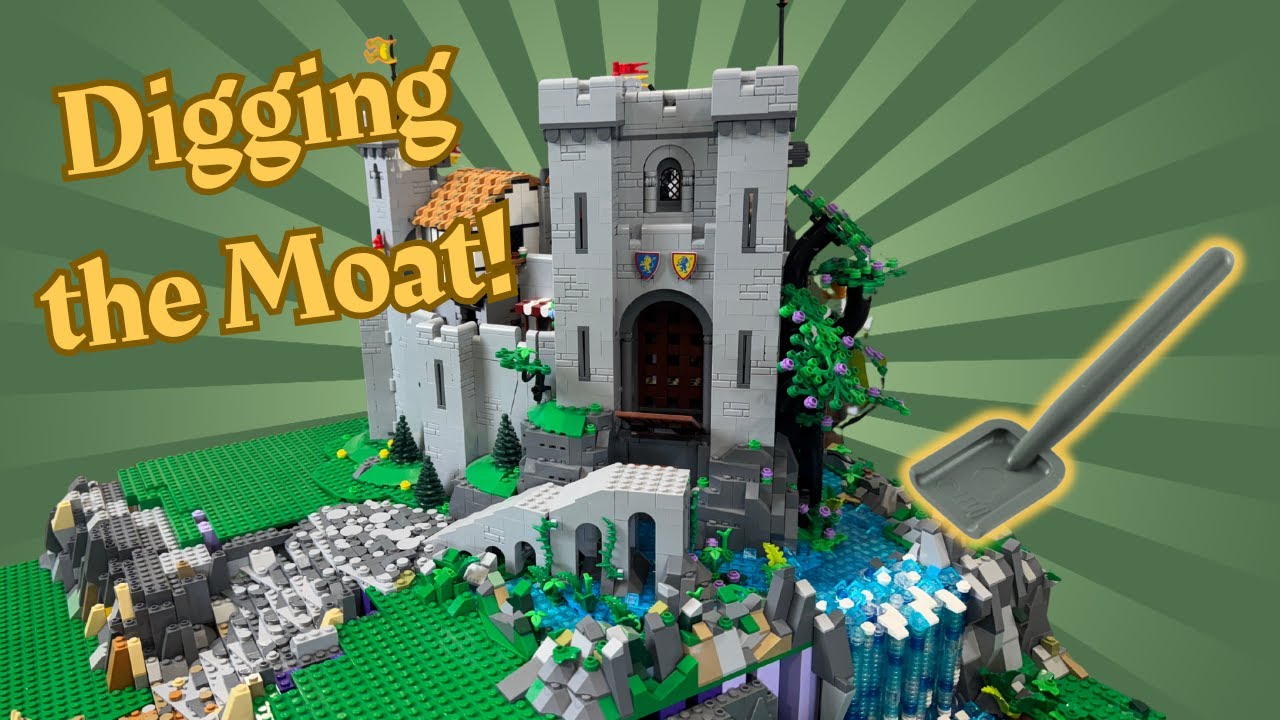 Строим средневековую деревню LEGO: ров, амбар и веселые животные на ферме! 🐐