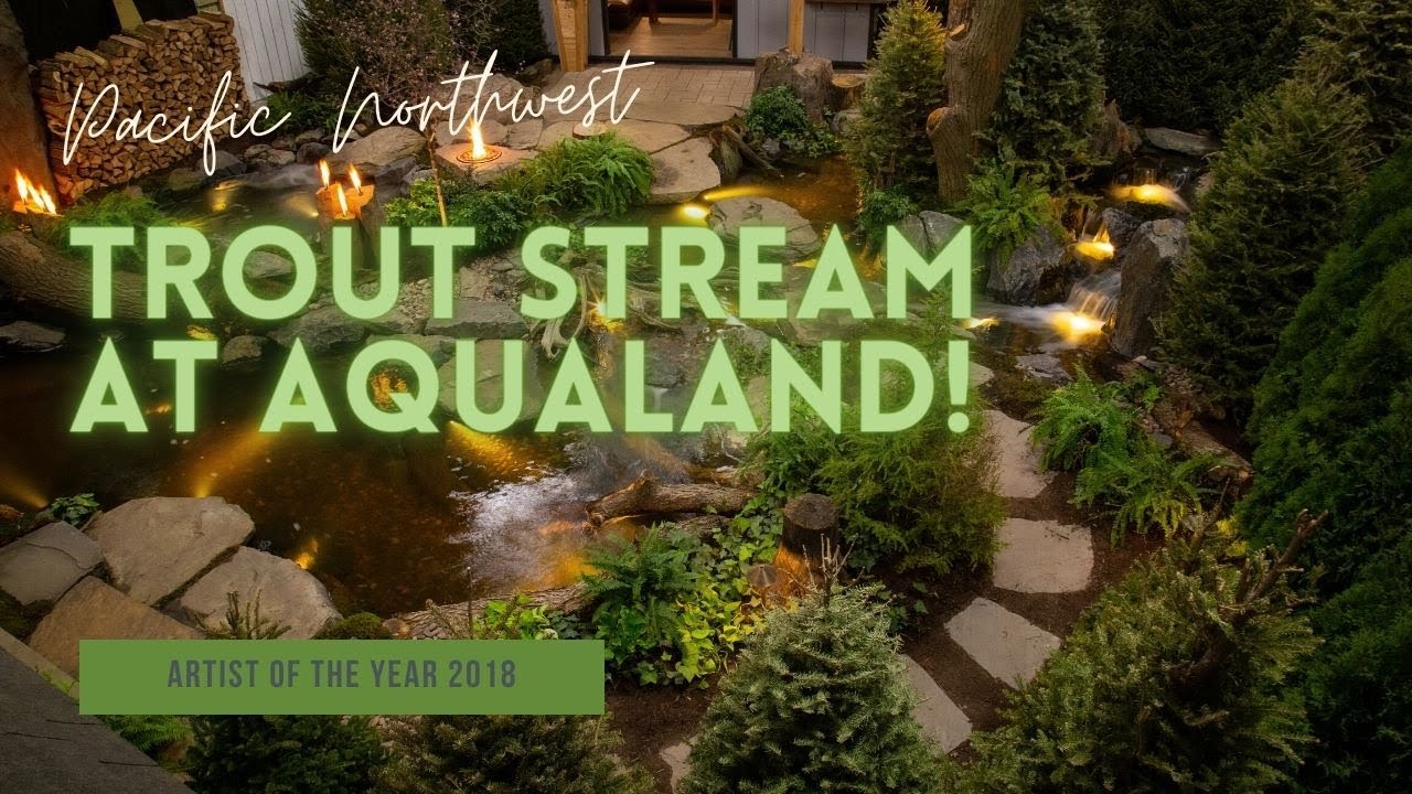 Pacific Northwest TROUT STREAM at Aqualand!
