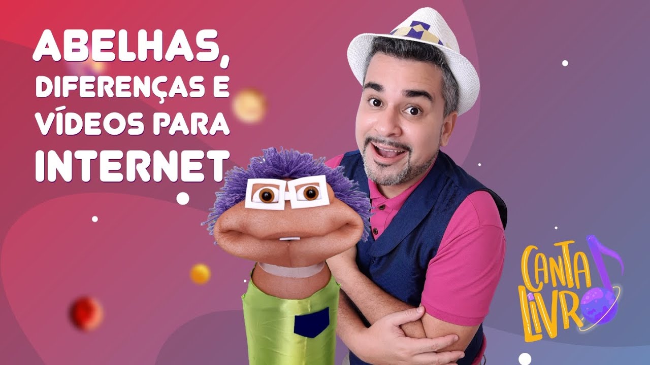 Canta Livro - Abelhas, diferenças e vídeos para internet / Músicas Infantis sobre livros infantis