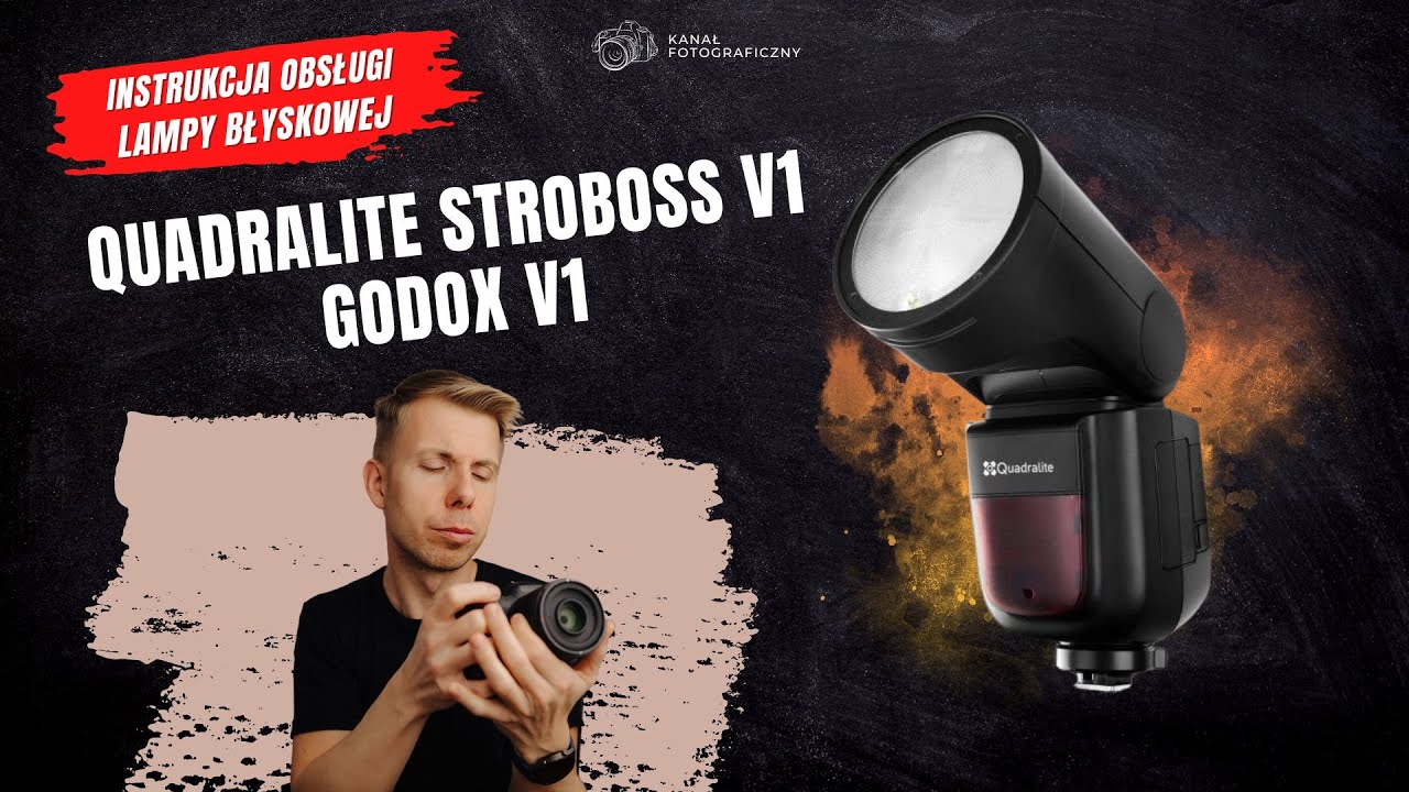 Lampa błyskowa Quadralite Stroboss V1 | Instrukcja Obsługi | Krok po Kroku