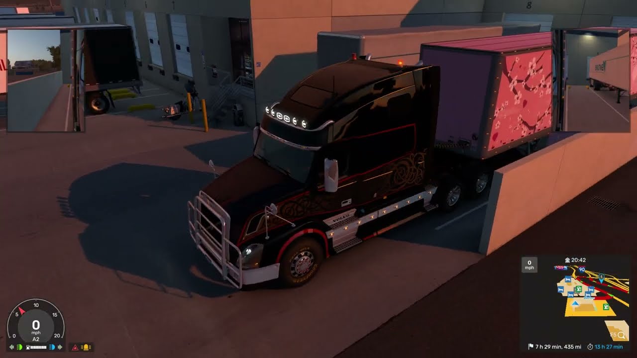 American Truck Simulator　ビリングス～ミズーラ 444mile