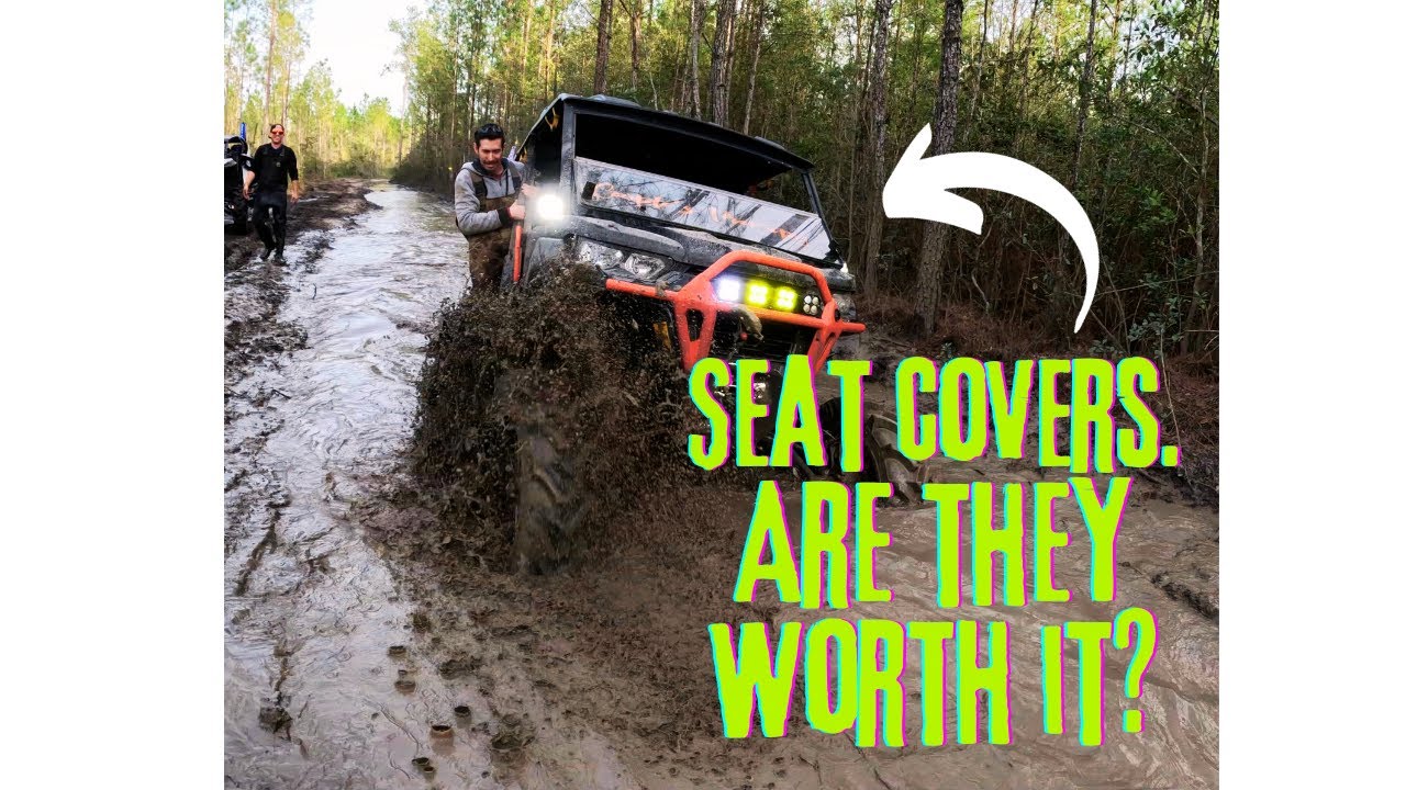 Can-Am Defender HD8 KEMI MOTO seat cover install and review!