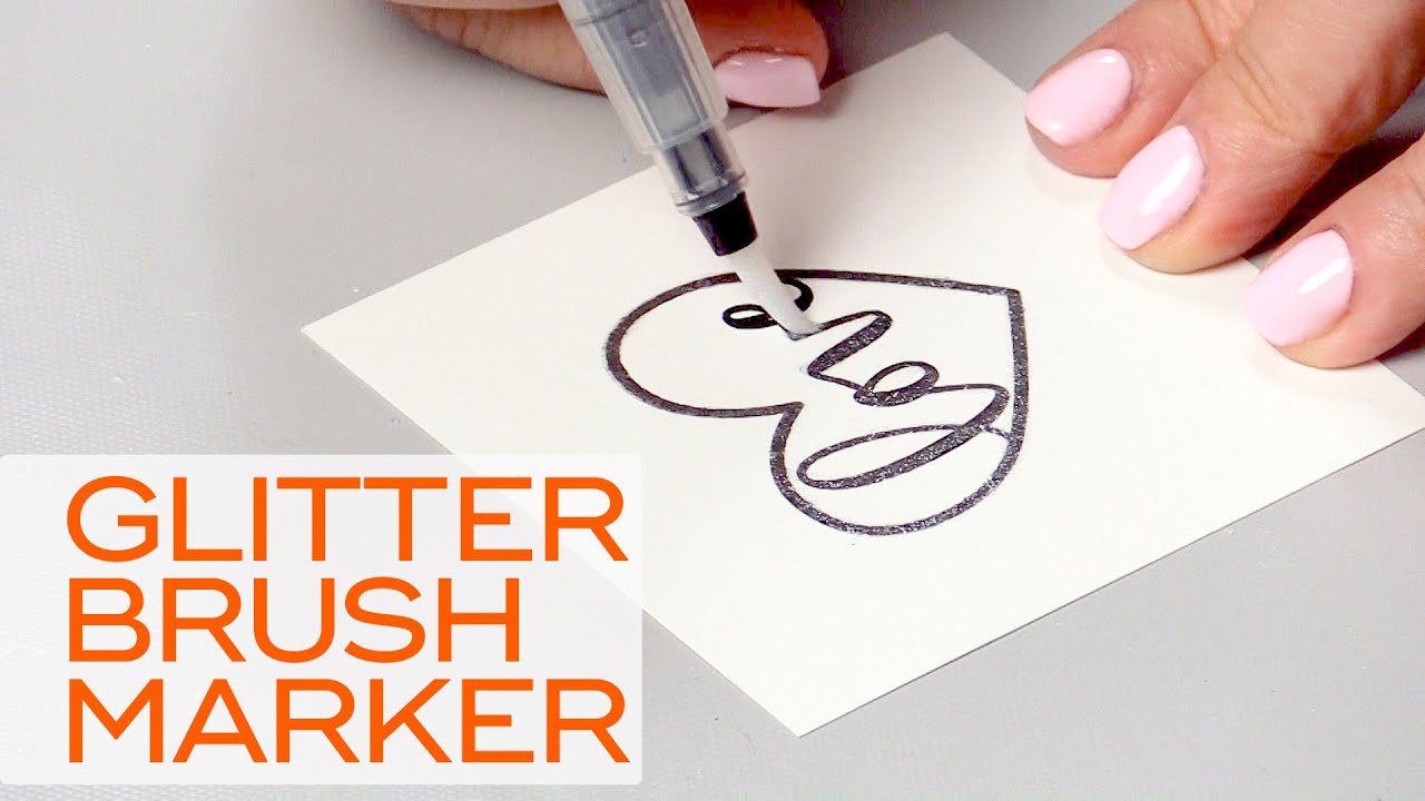The NEW Glitter Brush Marker You Have to Try | Scrapbook.com Exclusive