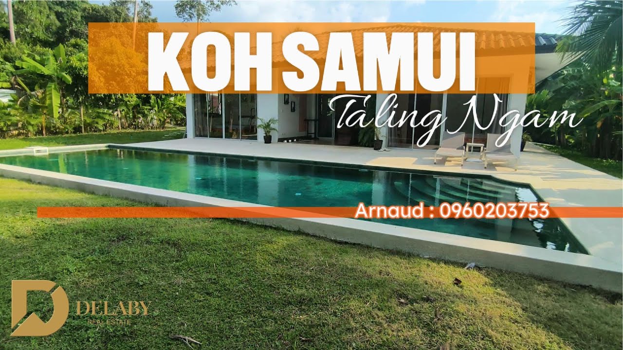 FOR SALE! Beautiful villa in a large enclosed garden Koh Samui – Taling Ngam