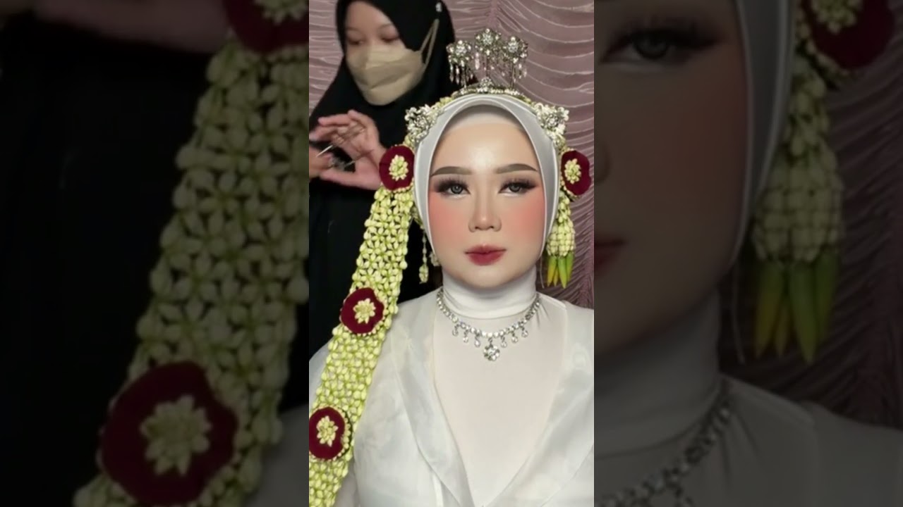 INDONESIAN BRIDAL MAKEUP HIJAB  IHDAKKA MAKEUP ARTIS PROFESIONAL WA 081283185541  #makeup #tutorial 