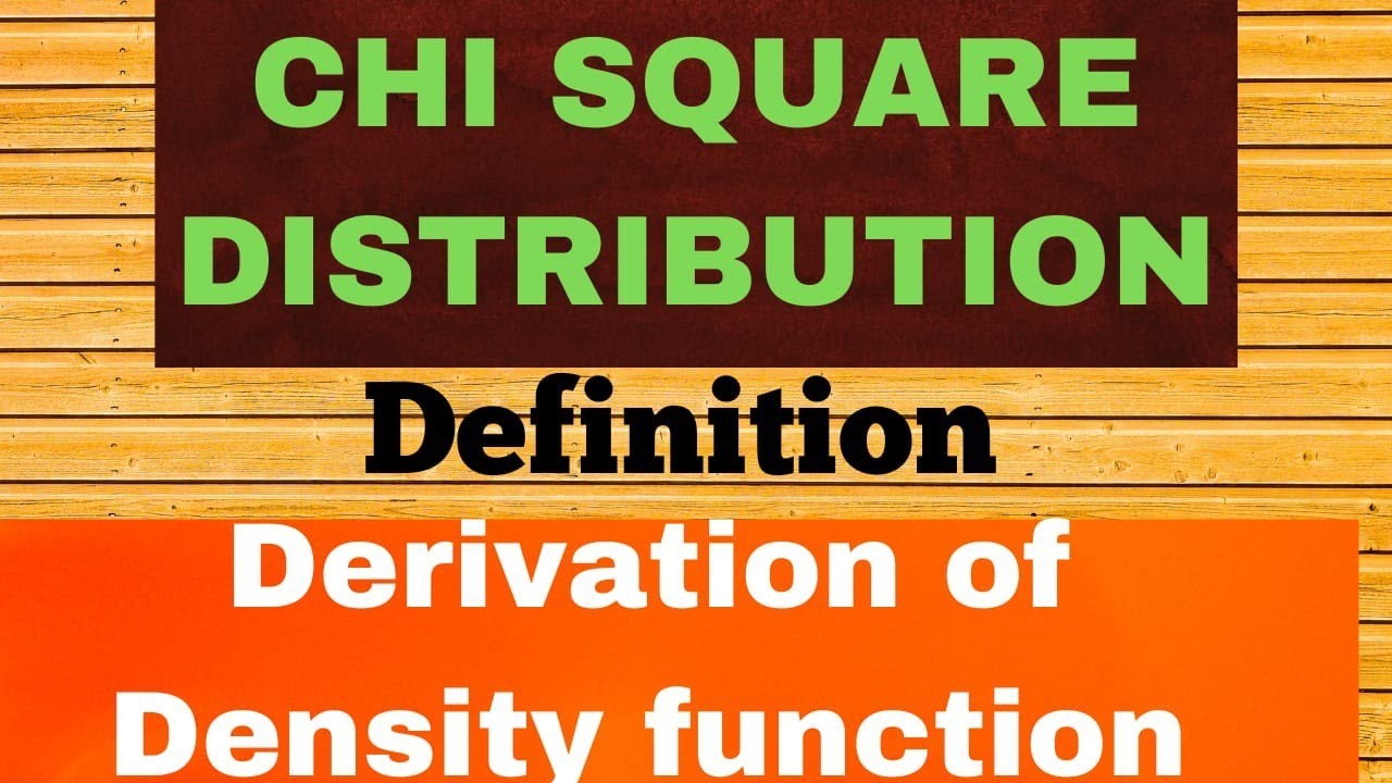 derivation of pdf of chi square|chi square distribution |statistical inference| bsc statistics