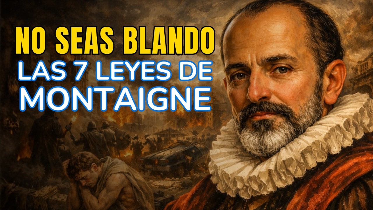 Cómo ser un HOMBRE FUERTE en un mundo débil 🏛️ (Lecciones de Montaigne) | Las Notas del Aprendiz
