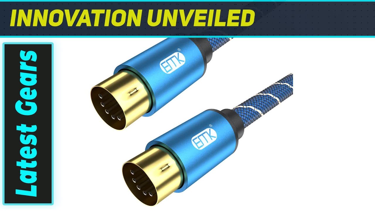 Кабель EMK 5-Pin DIN MIDI: идеальное соединение для вашей студии!