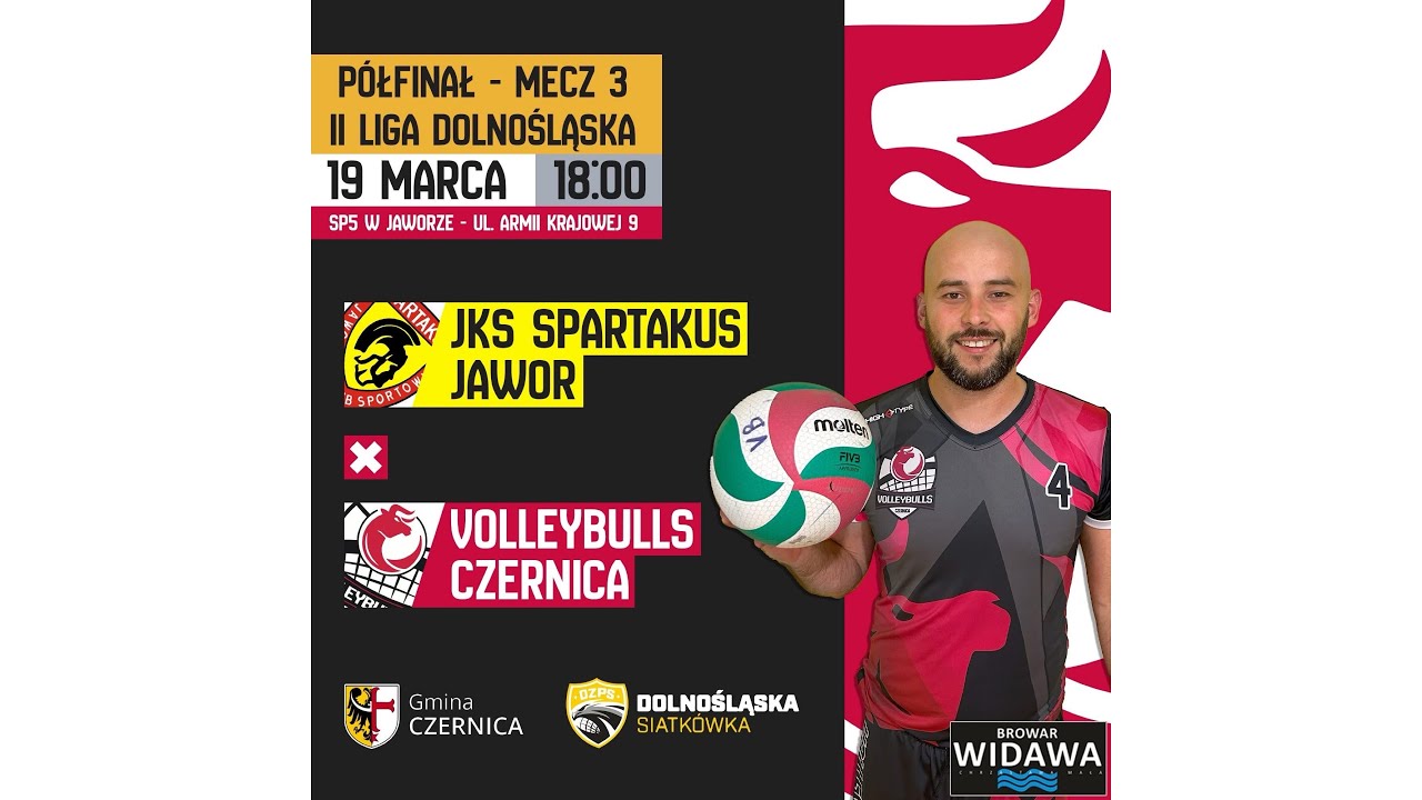 Półfinał 3 - JKS Spartakus Jawor vs VolleyBulls Czernica