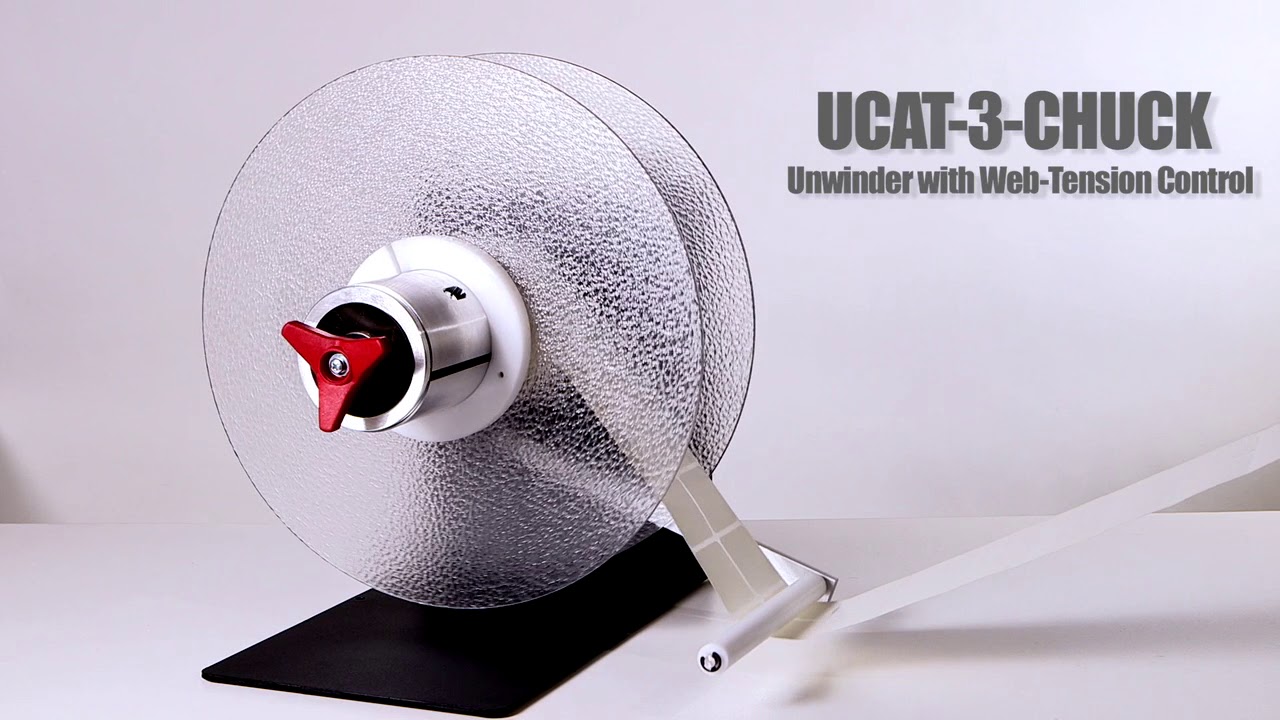 Label Unwinder Machine | UCAT-3-Chuck Unwinder with Web-Tension Control