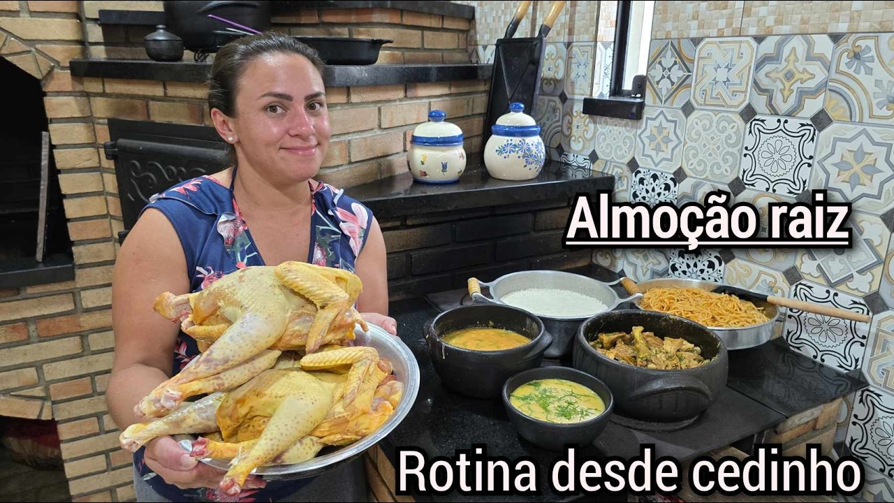 LIDEI COM FRANGOS PRA DESPESA E O ALMOÇO CAIPIRA BÃO DEMAIS