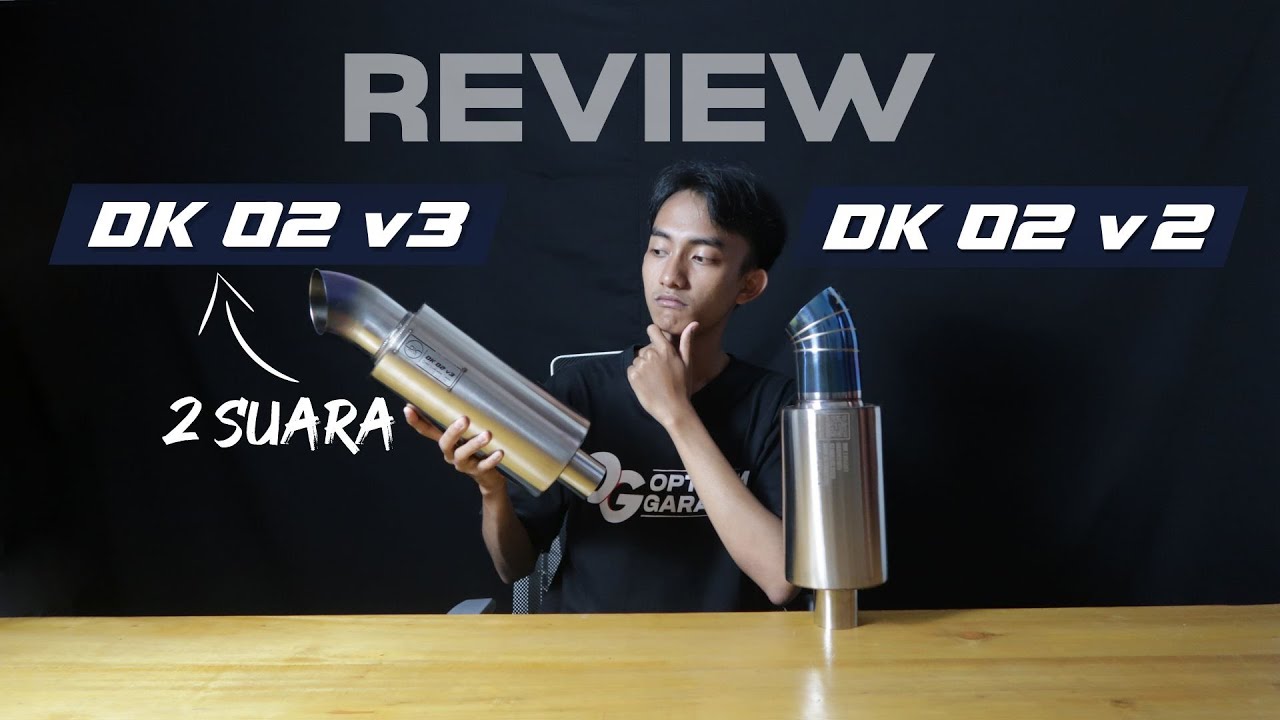 KNALPOT 2 SUARA ?? BASS & KERING ? | REVIEW MUFFLER DK-02 v3 NDK Exhaust