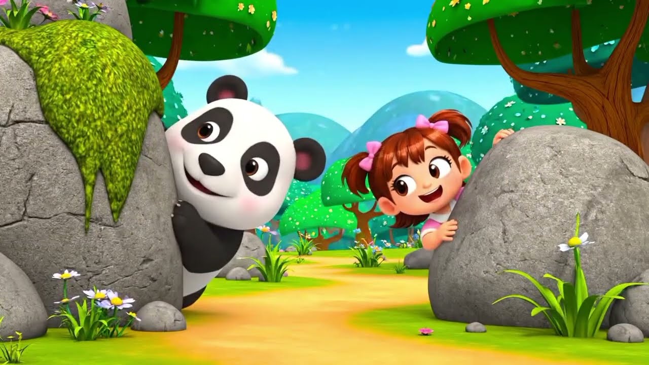 Little Panda Peek-a-Boo 🐼 | Fun Nursery Rhyme for Kids | Pantu Nursery Rhymes