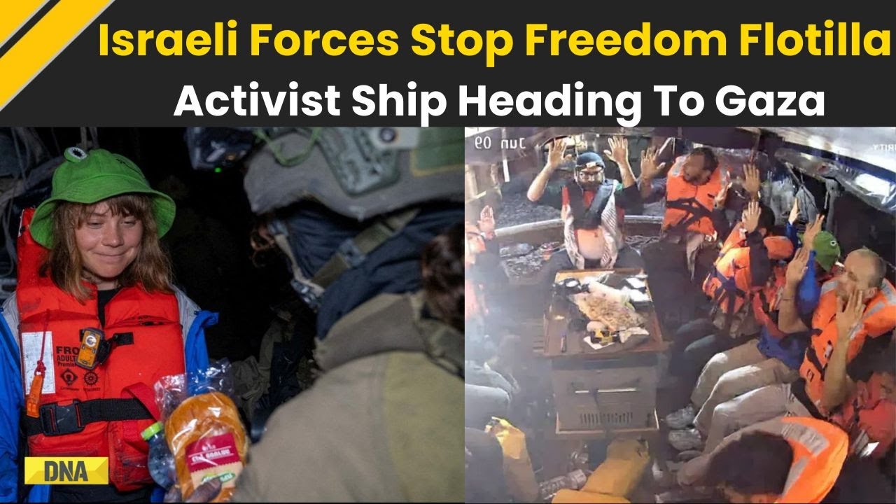 Israel Gaza Conflict: Israeli Forces Intercept Freedom Flotilla Activist Ship Headed for Gaza