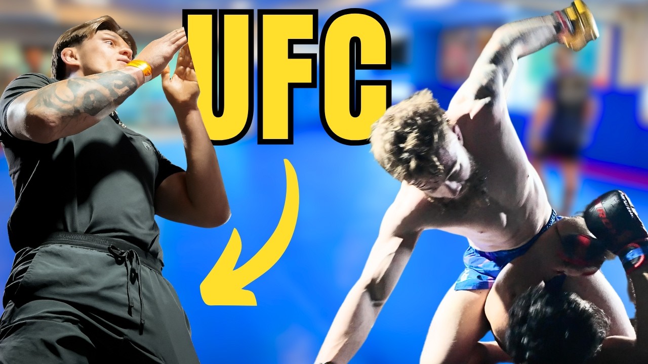 UFC Fighter Coaches Viral Star to MMA Victory