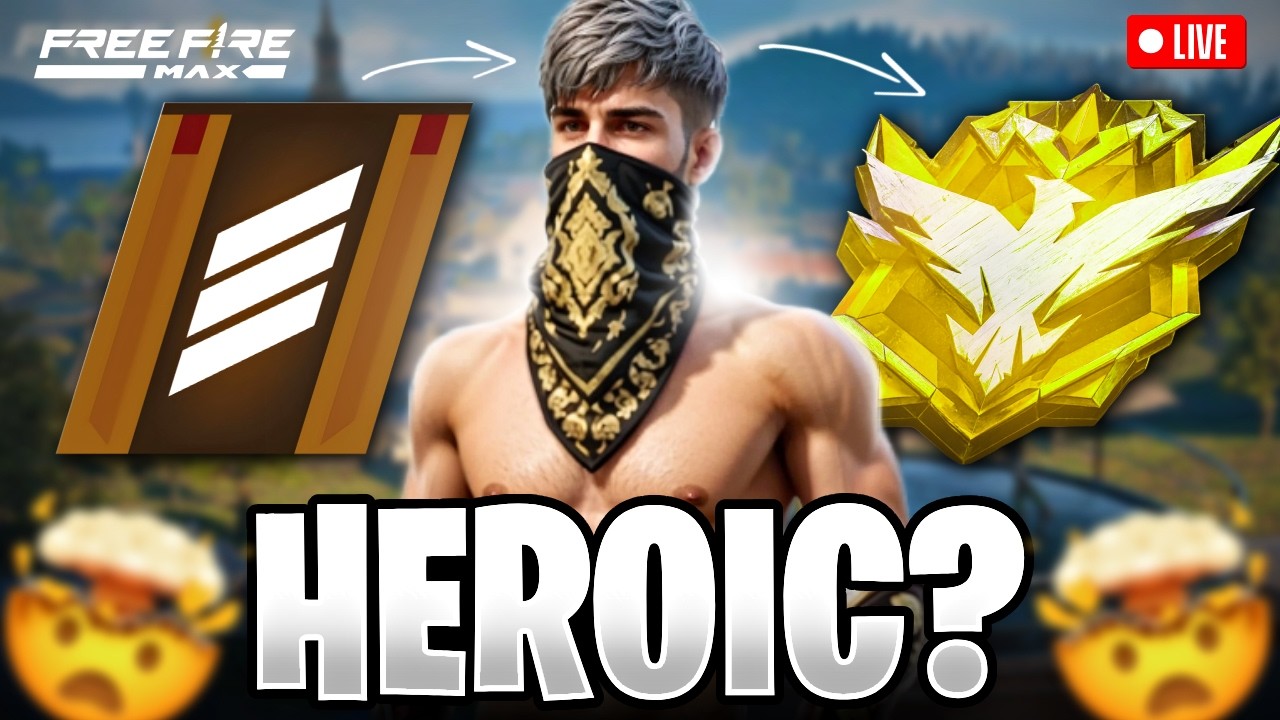 🔴[LIVE] RANK PUSH TO HEROIC😮 #shortslive #rankpush #customroom #guildtest