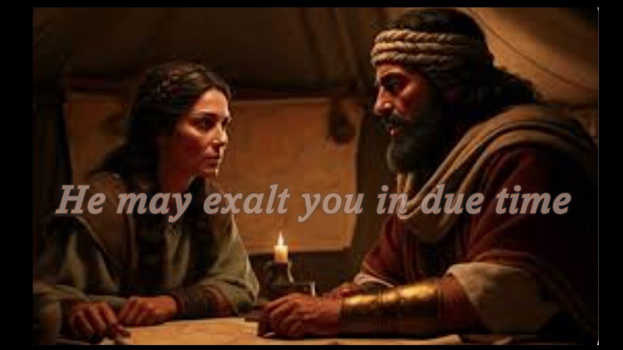 He may exalt you in due time.