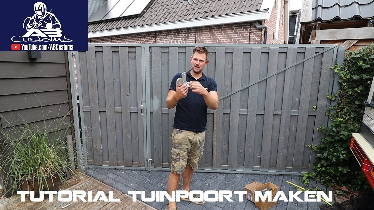 Tutorial tuinpoort maken