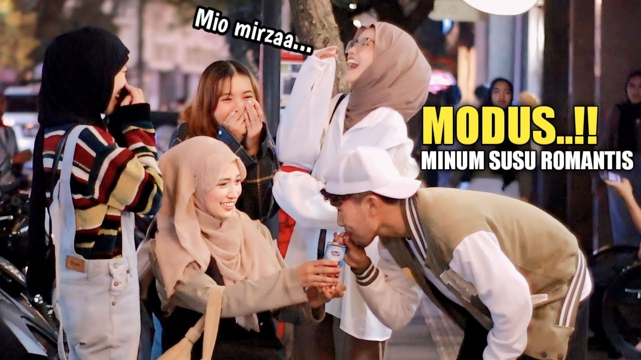 VIRAL!! MODUS MINUM SUSU DI PEGANG CEWEK CANTIK AUTO SALTING PART 8
