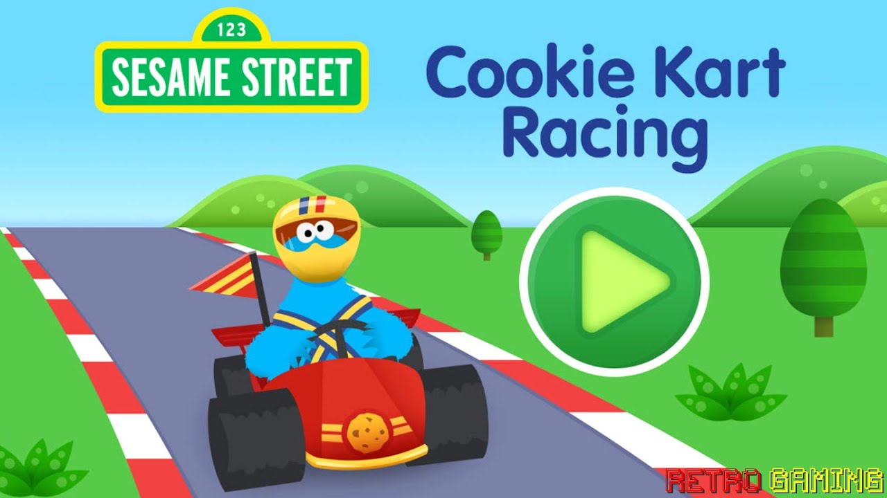 Cookie Kart Racing 1 2 3 Sesame Street Retro Gaming
