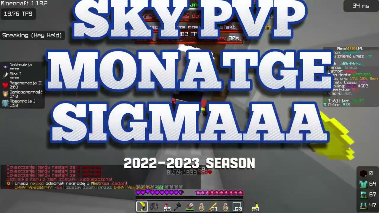 TO JEST JEDNAK NAJWIĘKSZY MONTAGE BOXPVP I SKYPVP POZDRO WSZYSTKIM SIGMA