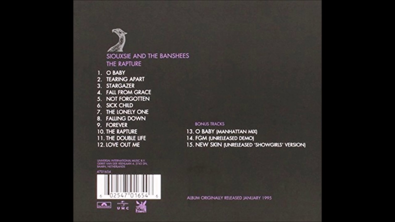 Siouxsie and the Banshees - New Skin (Unreleased Showgirls Version)