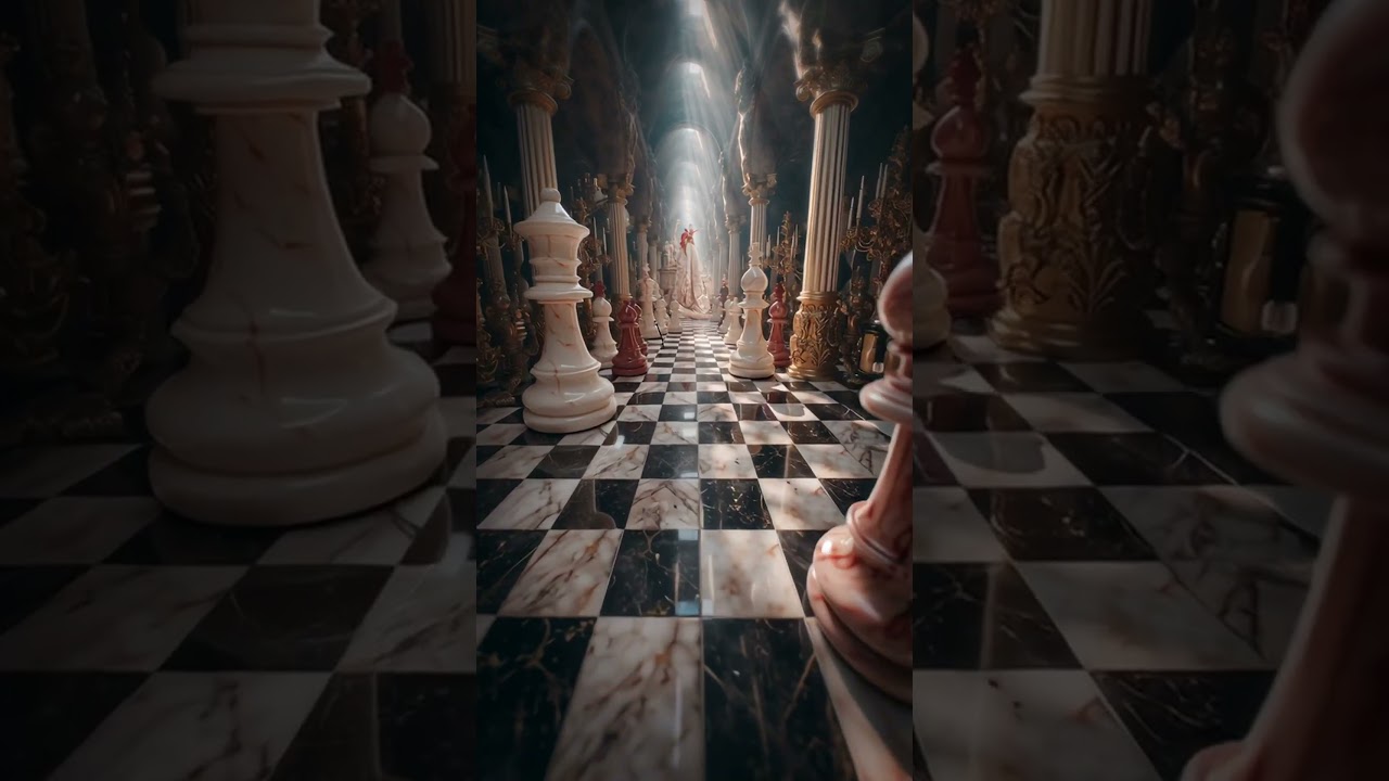 Giant Chessboard Dreamworld | Surreal Fantasy Cinematic Art ♟✨ @TheBuffaloNine