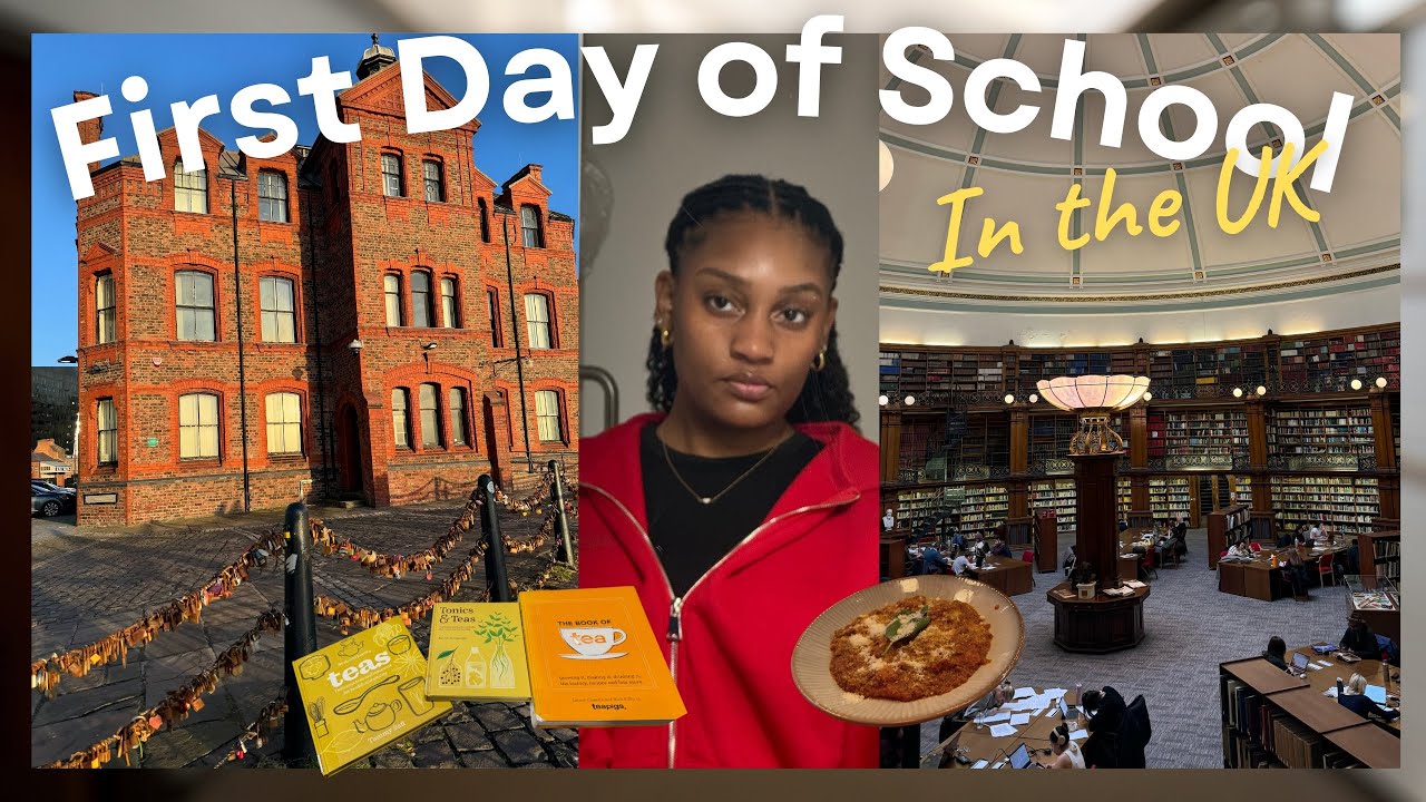 STUDYING ABROAD: First day of school in the UK 🇬🇧 