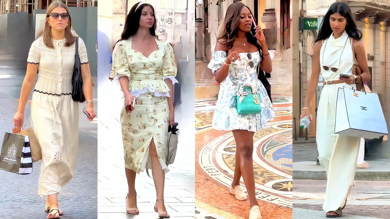 🔥 Hot Summer Street Style in Milan 🇮🇹 | Fashion Capital of the World – July/August 2025
