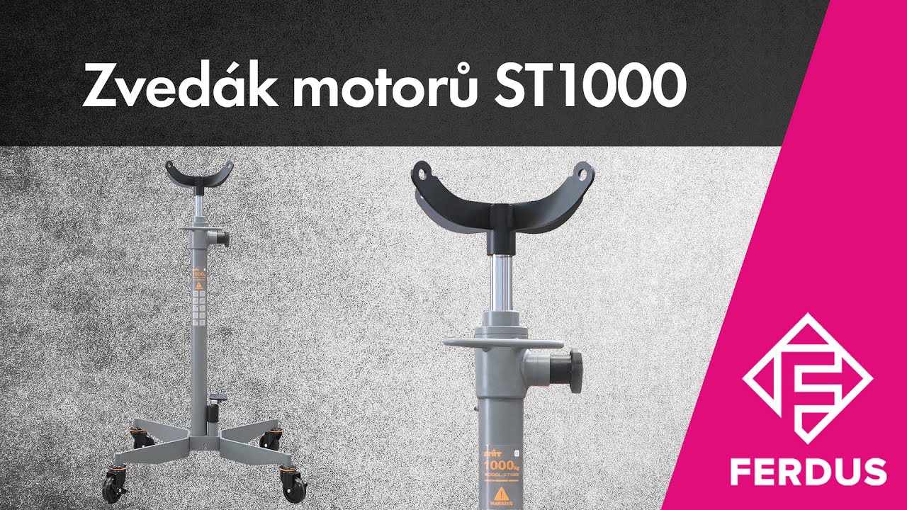 Hydraulický zvedák motorů ST1000