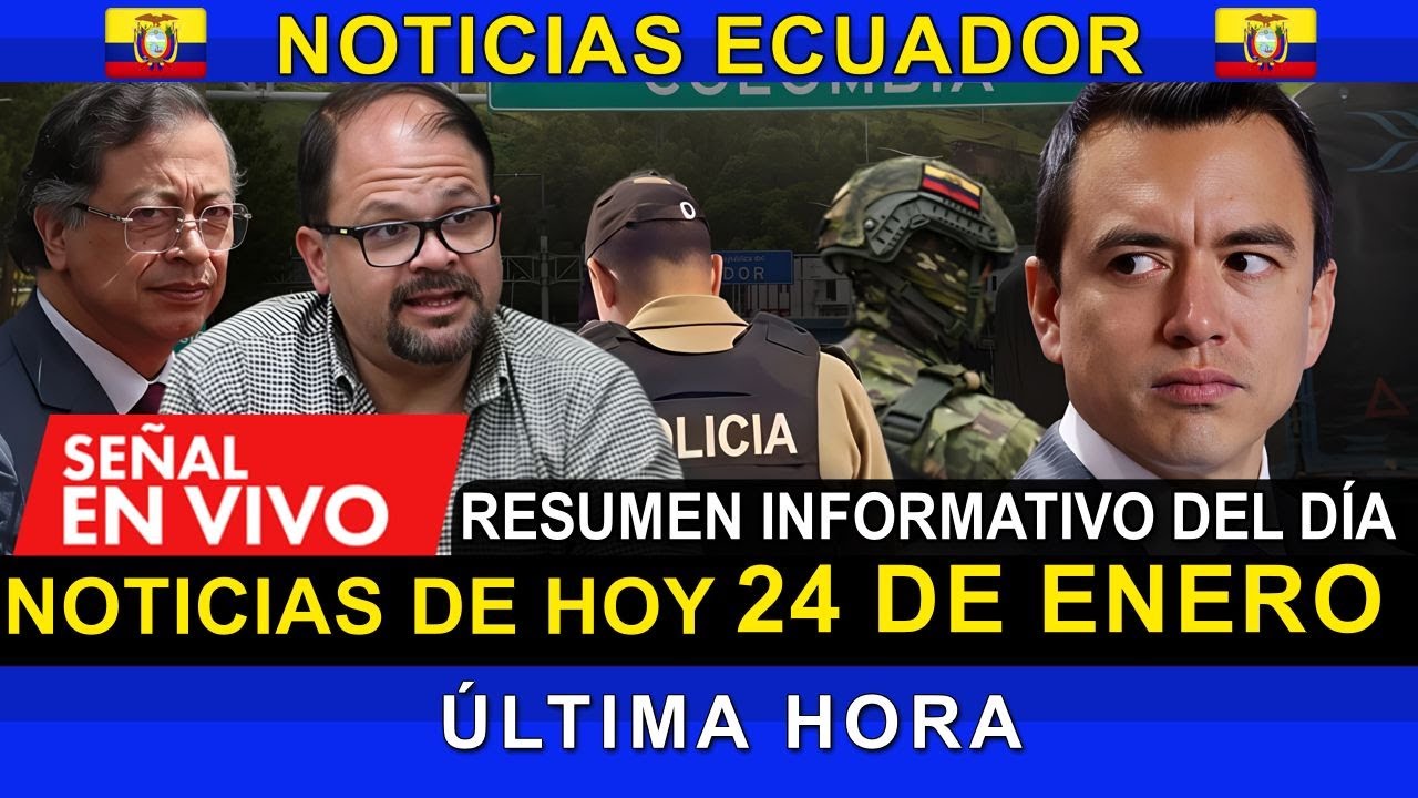 🔴 #EnVivo | NOTICIAS ECUADOR: HOY 23 DE ENERO 2026 ÚLTIMA HORA  |  #Ecuador