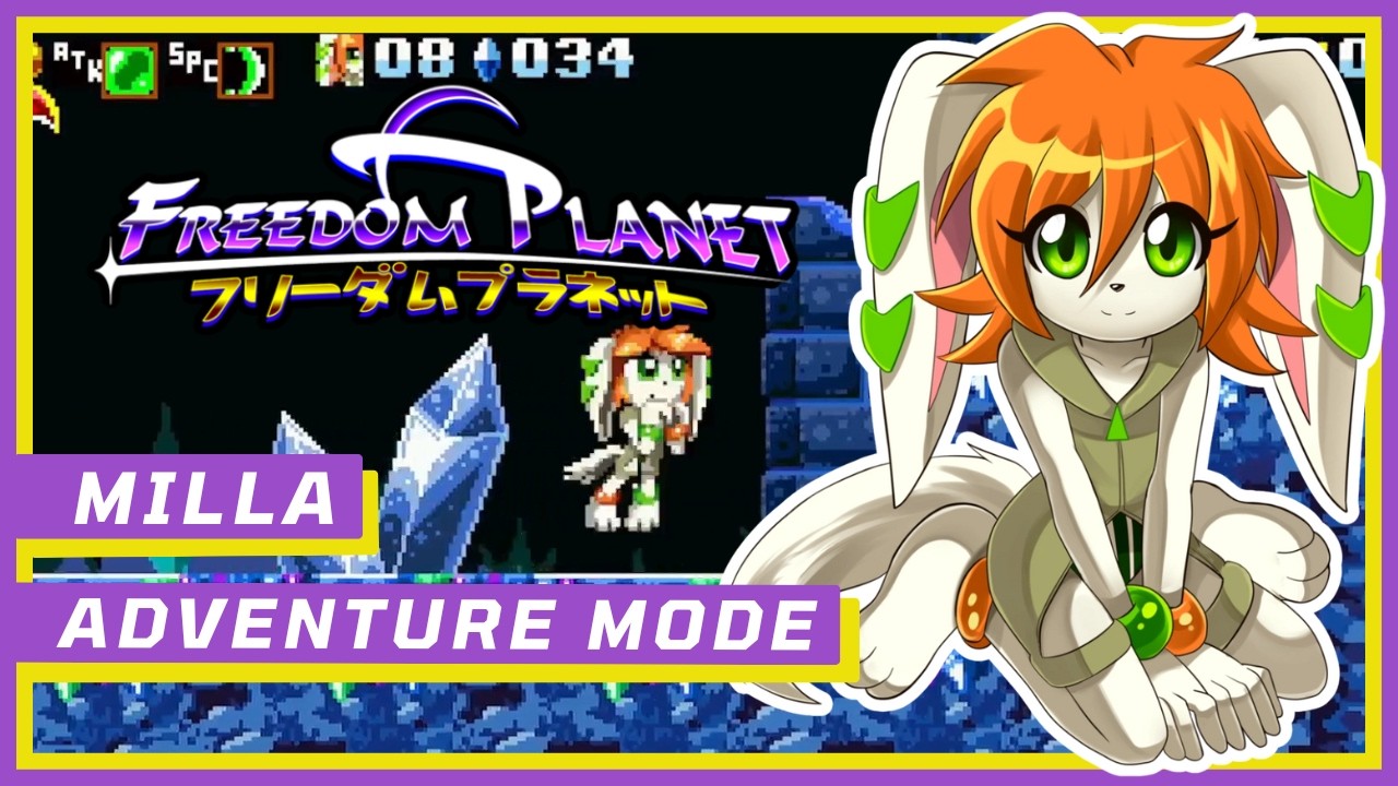 Freedom Planet - Adventure Mode - Milla